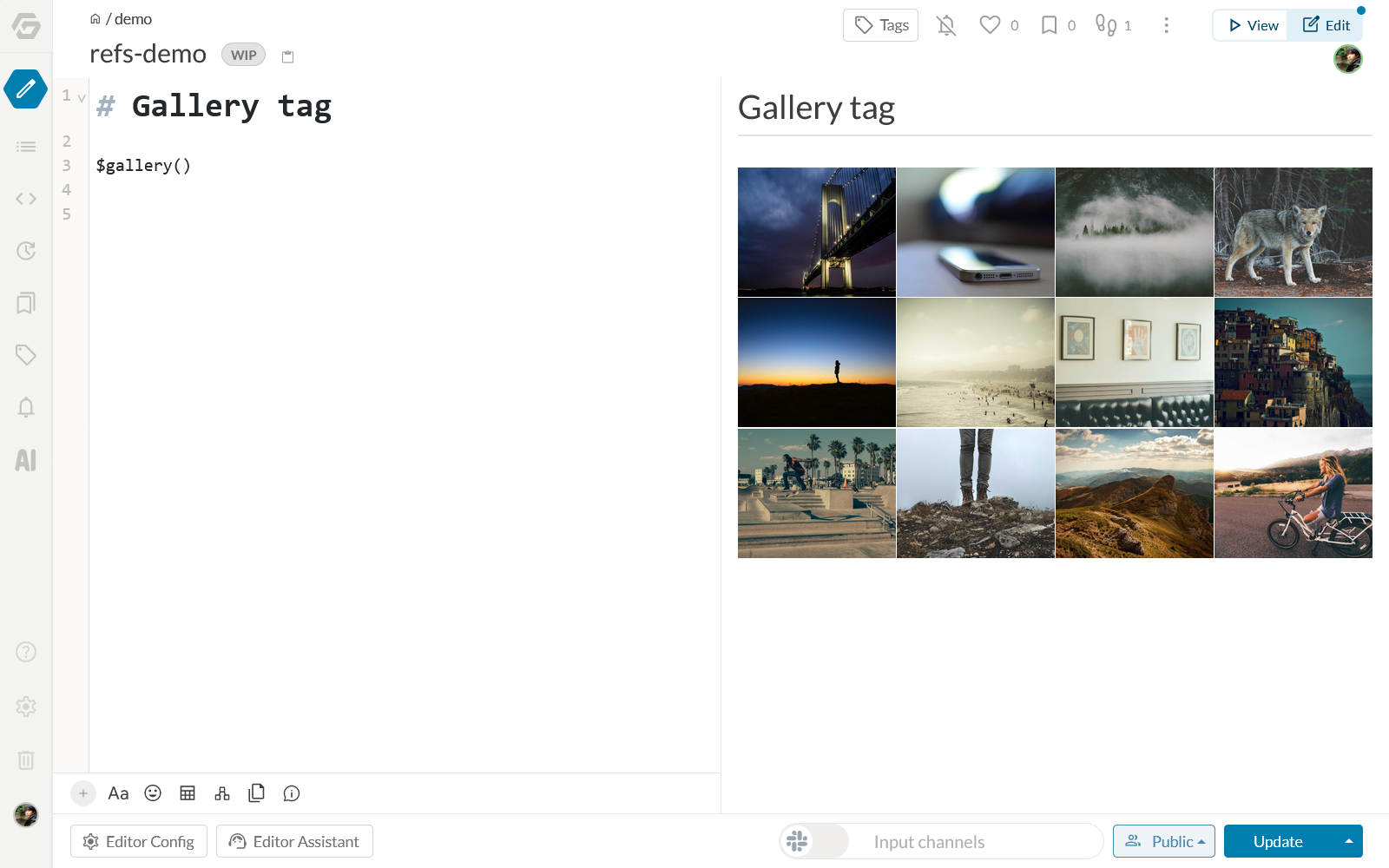 gallery