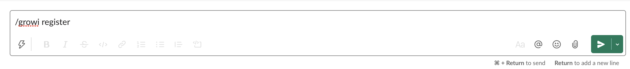 slack-bot-growi-register