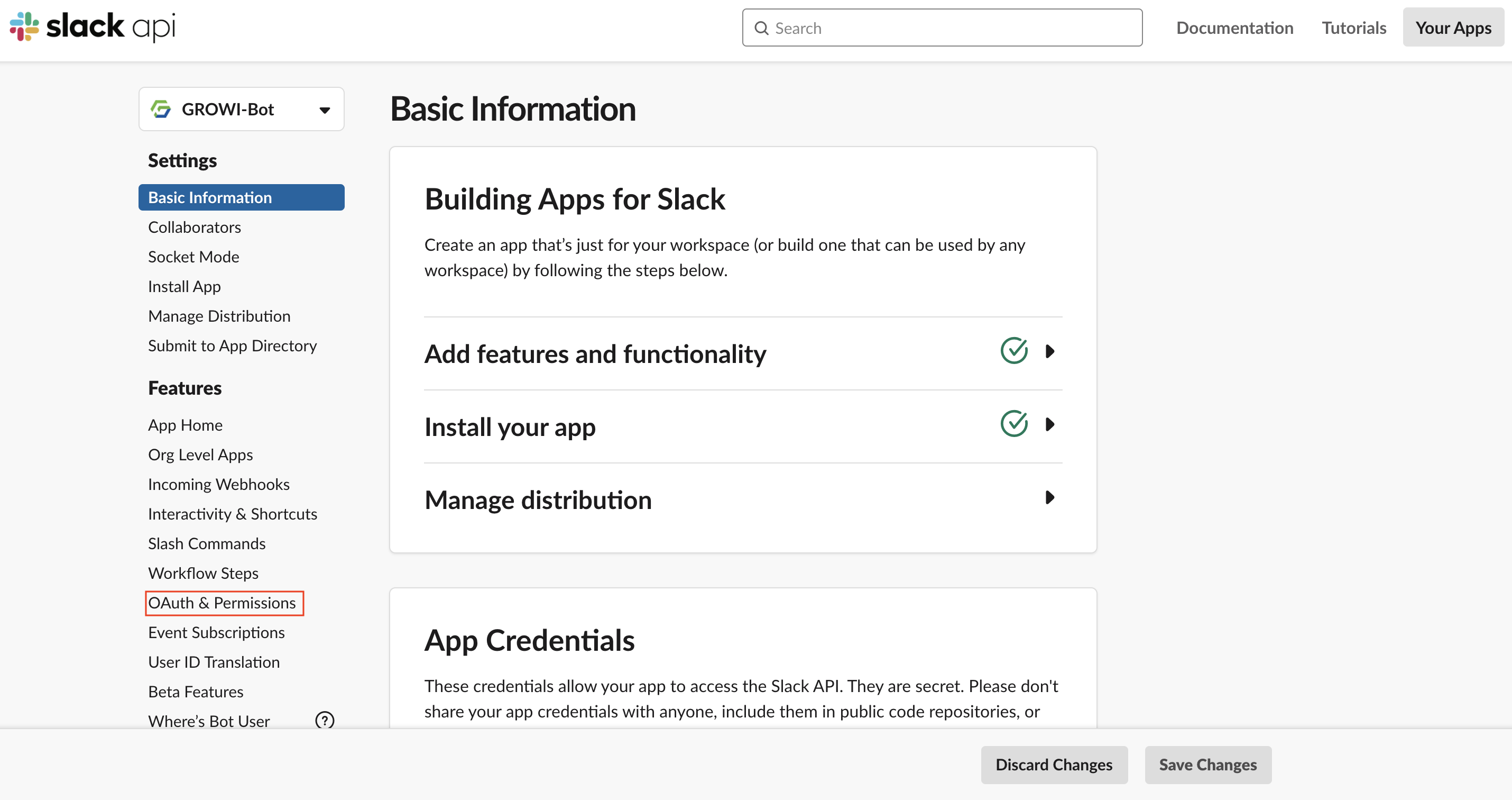 slack-bot-oauth-and-permissions-introduction