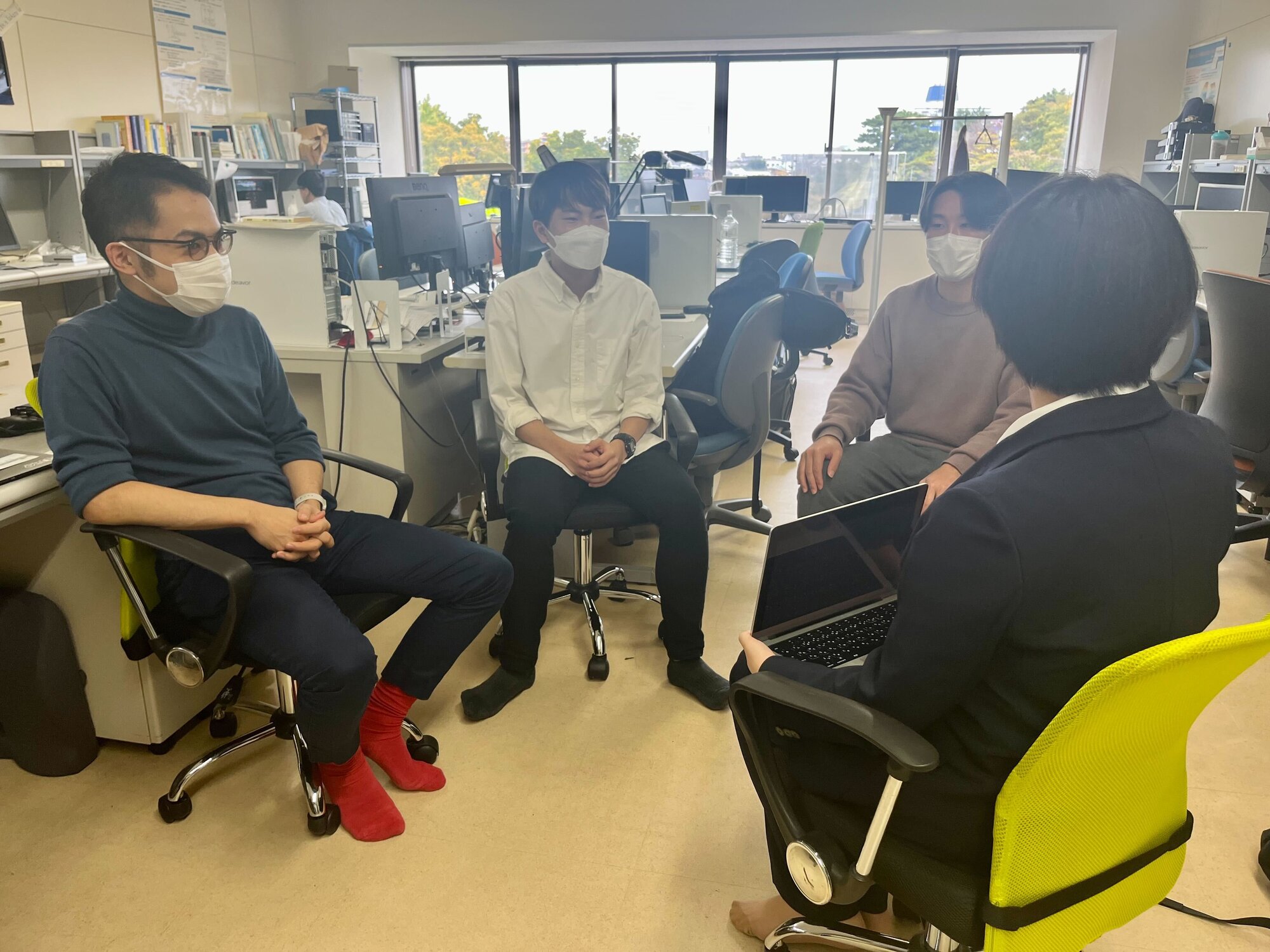 インタビュー風景1