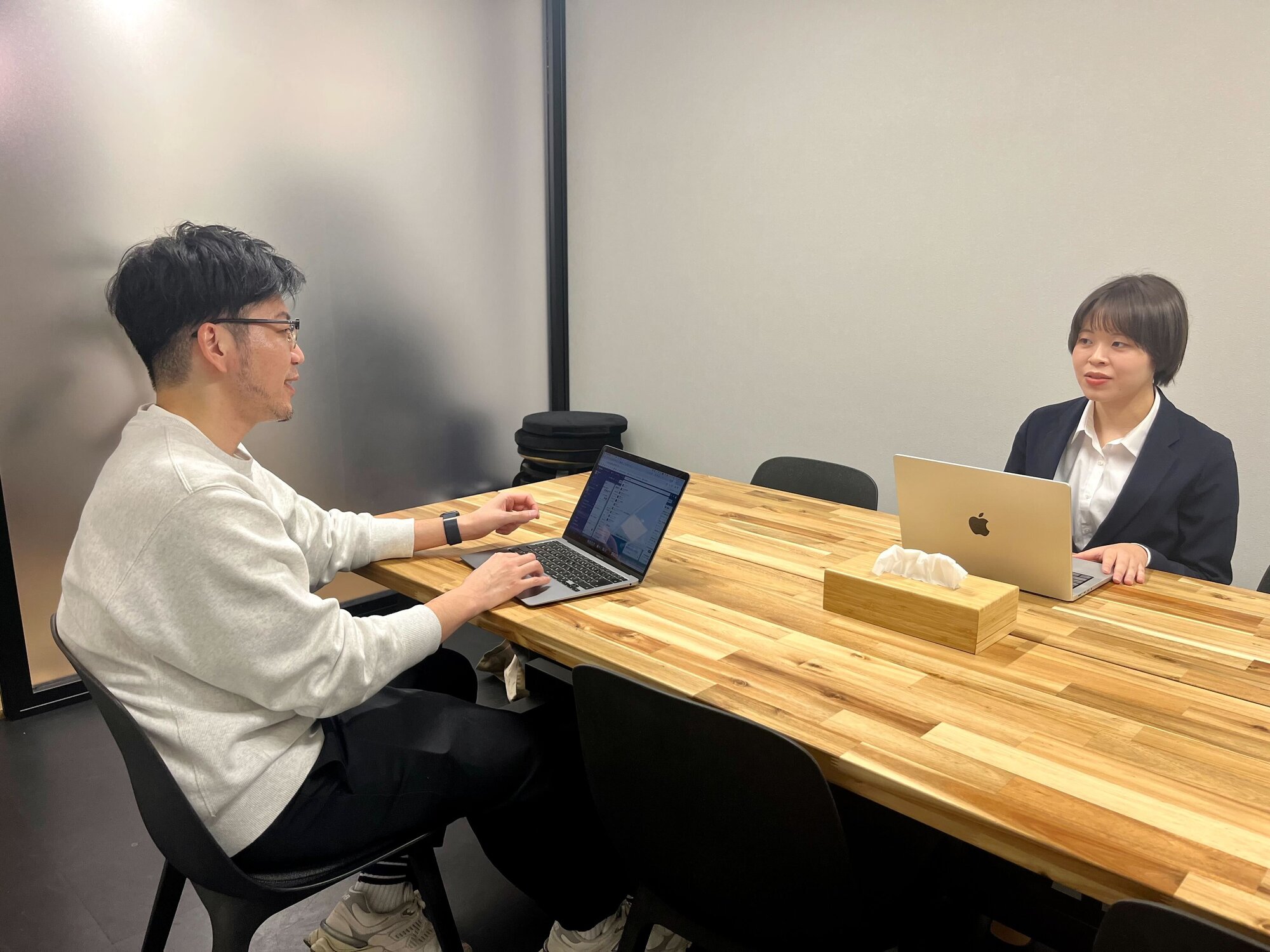 インタビュー風景1