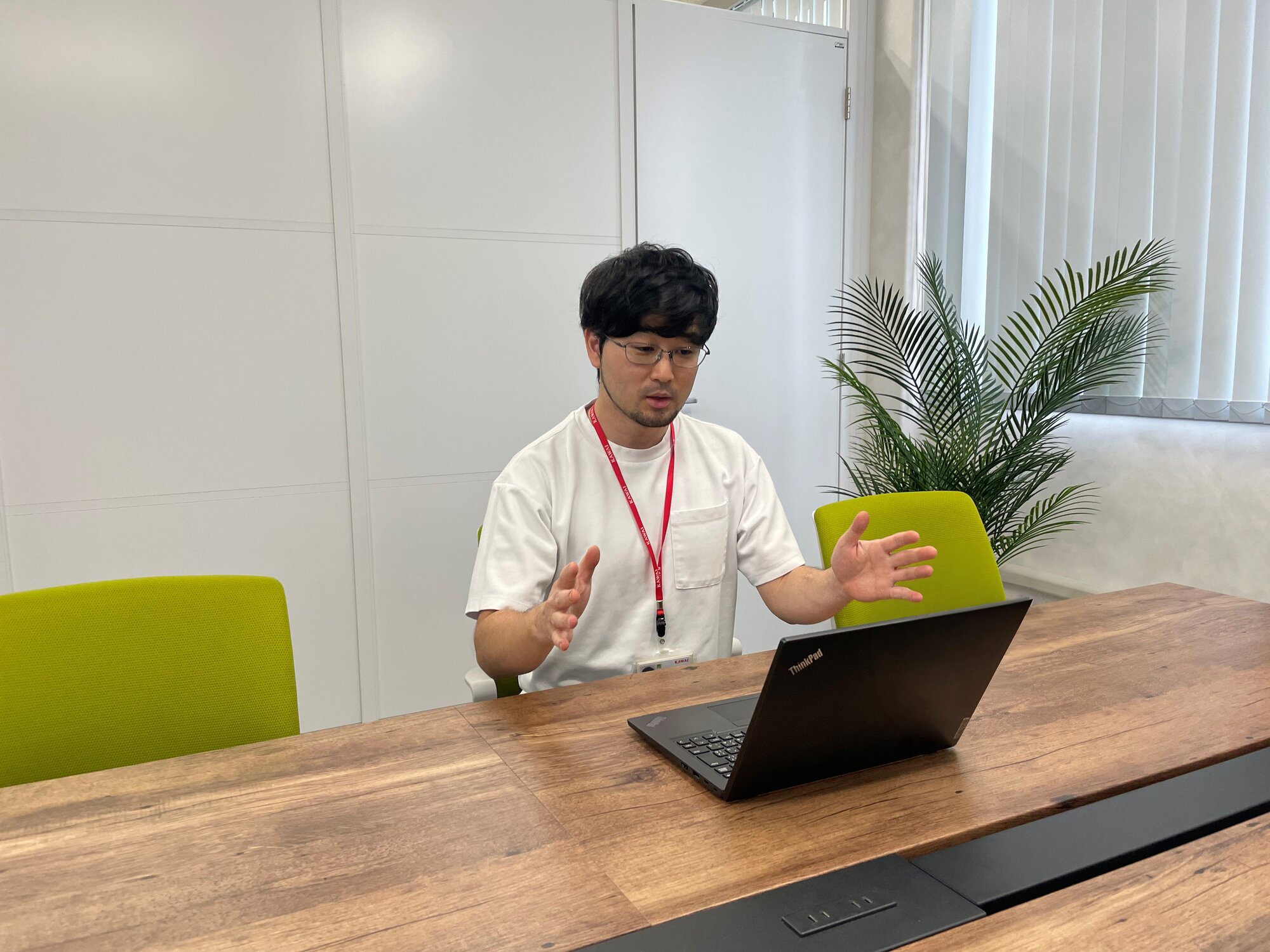 インタビュー風景1