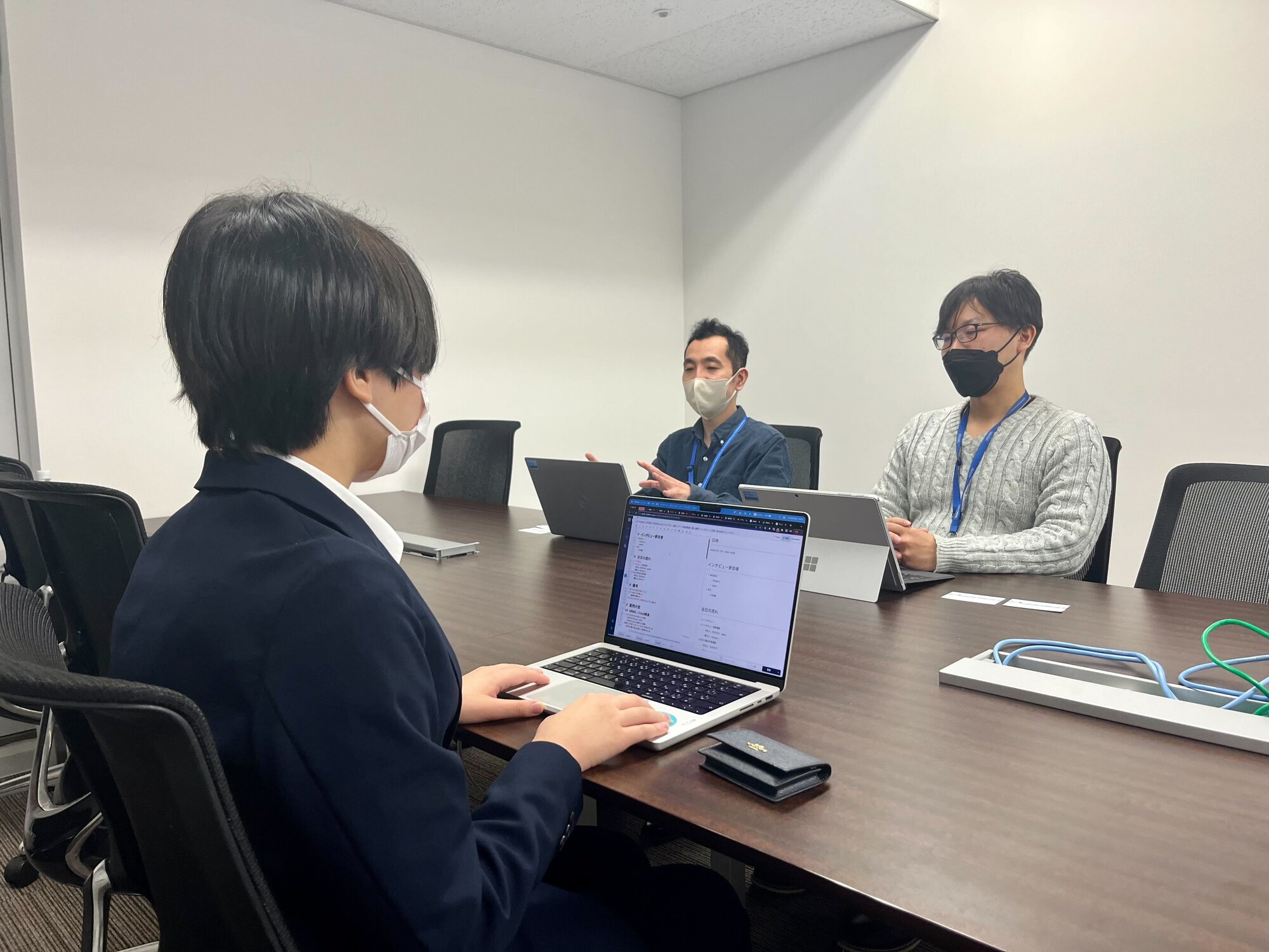インタビュー風景2
