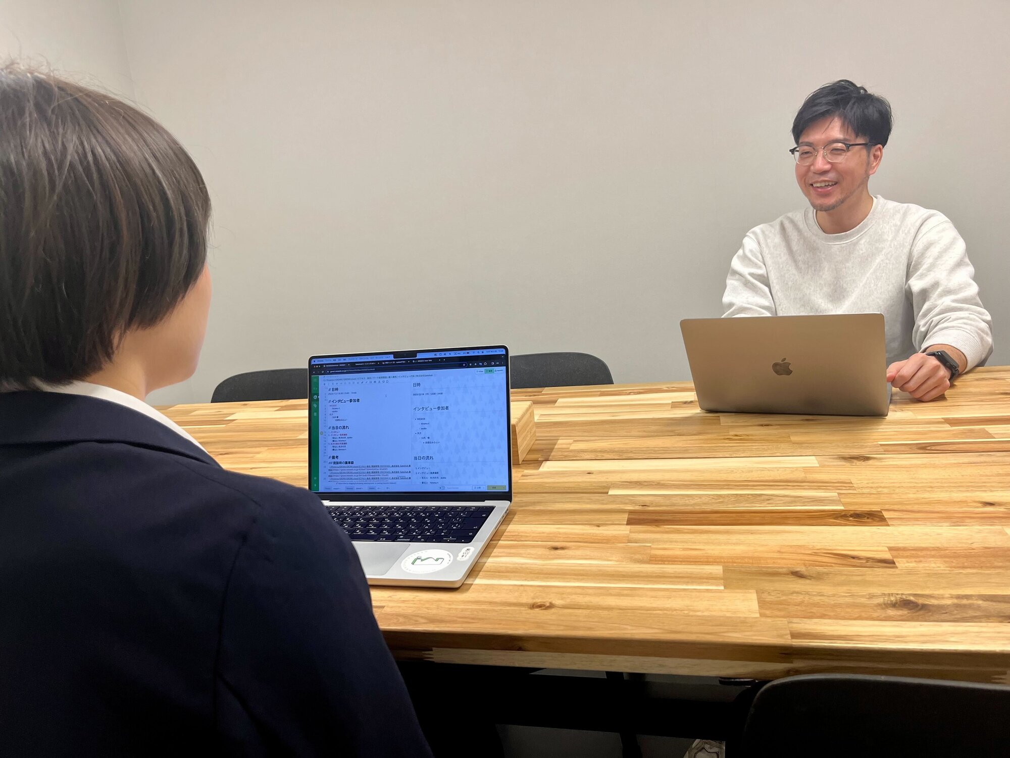 インタビュー風景2